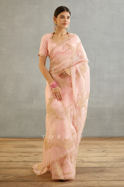 Gul-Mohar Daavya Saree