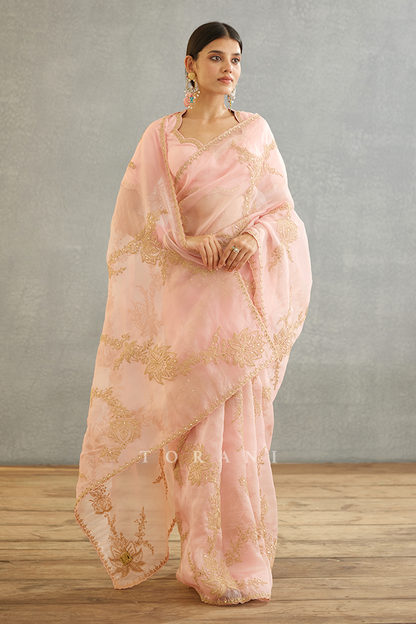 Gul-Mohar Daavya Saree