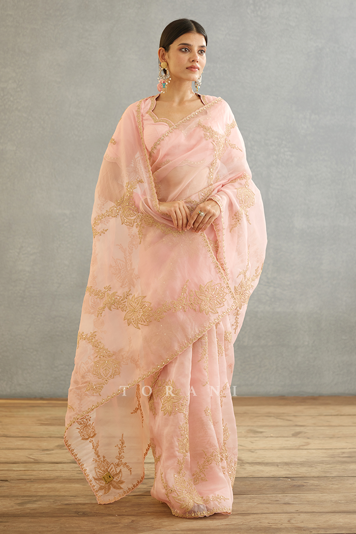 SALE - Gul-Mohar Daavya Saree
