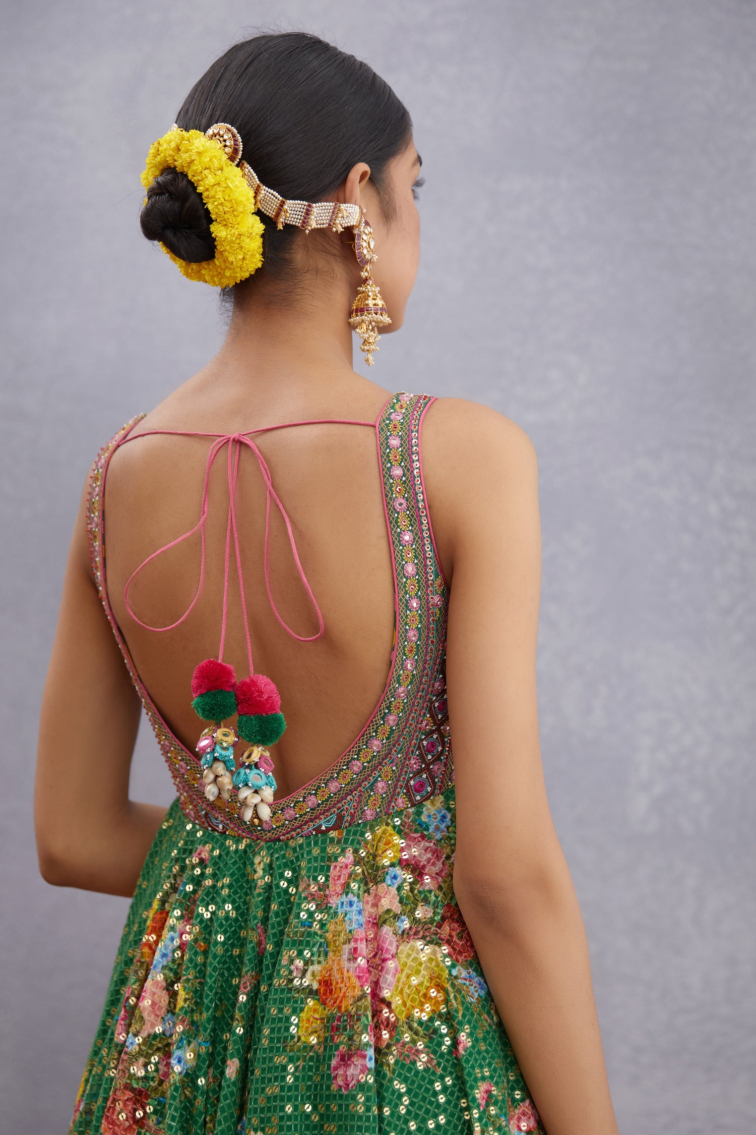 Panna Rabia Sitara Dhari Anarkali Set