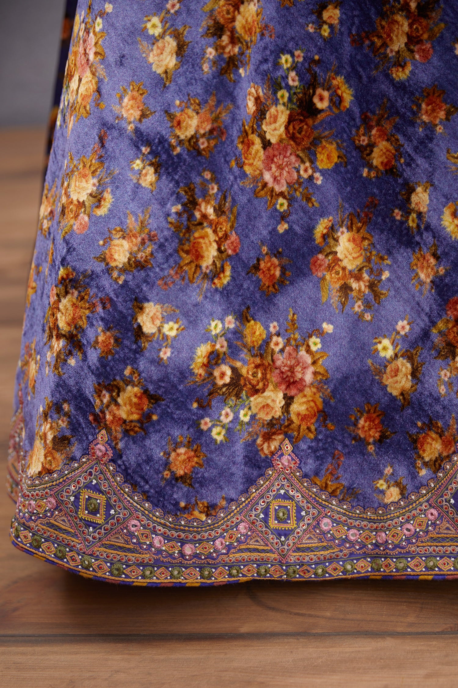 SALE - Jamuni Makhmal Kiranpreet Lehenga Set