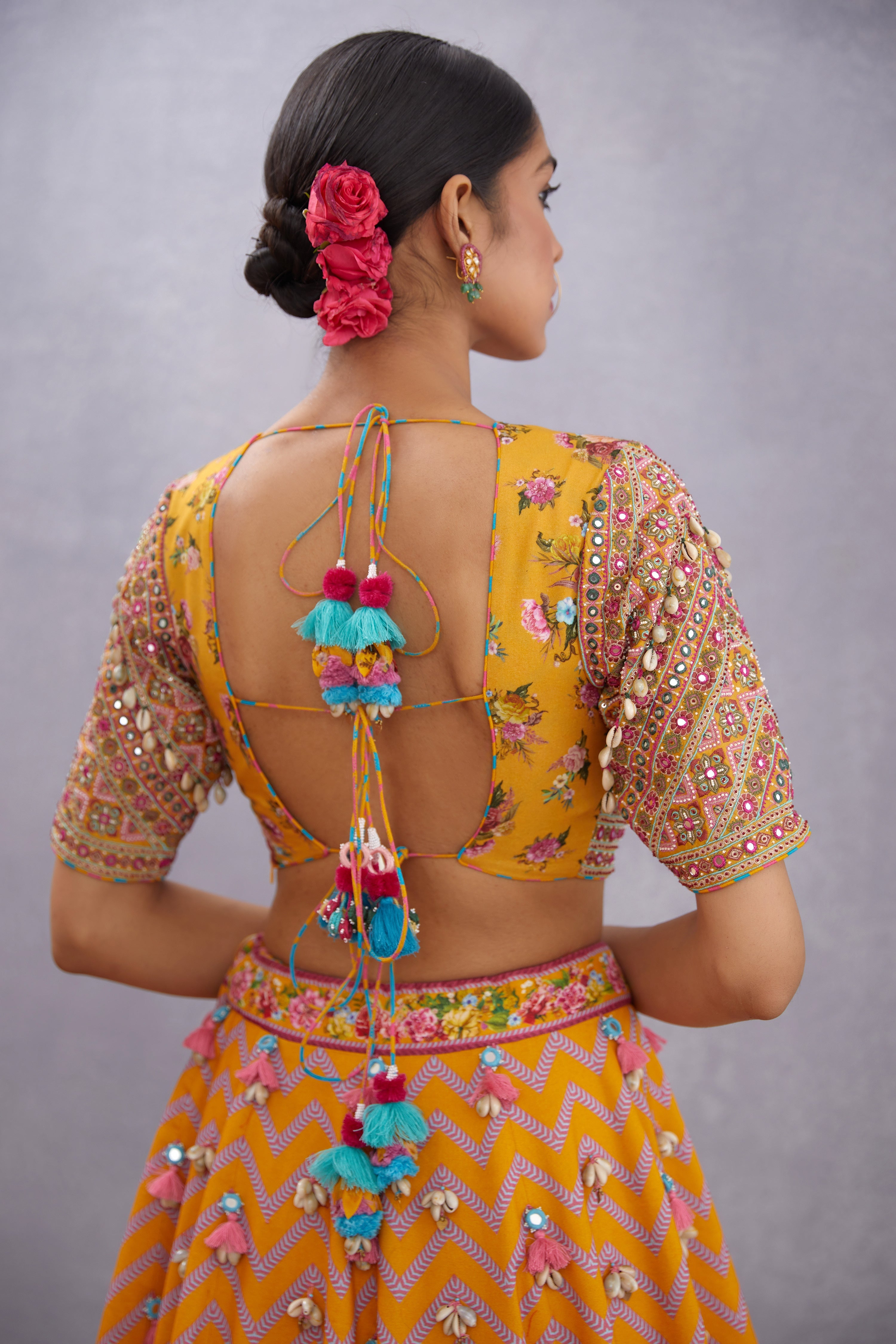 SALE - Sunehra Saadat Gul Lehenga  Set