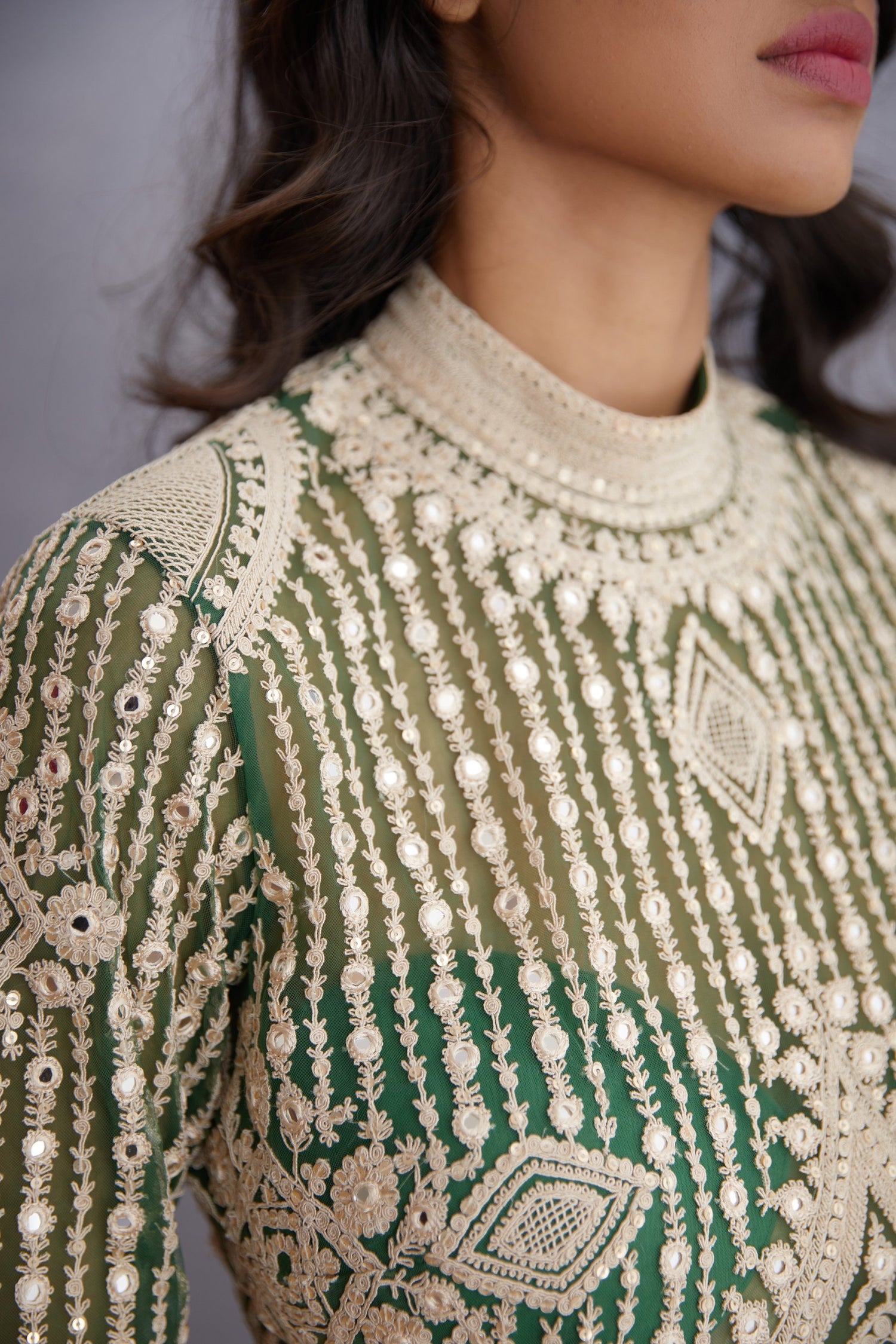 Panna Induma Lehenga Set