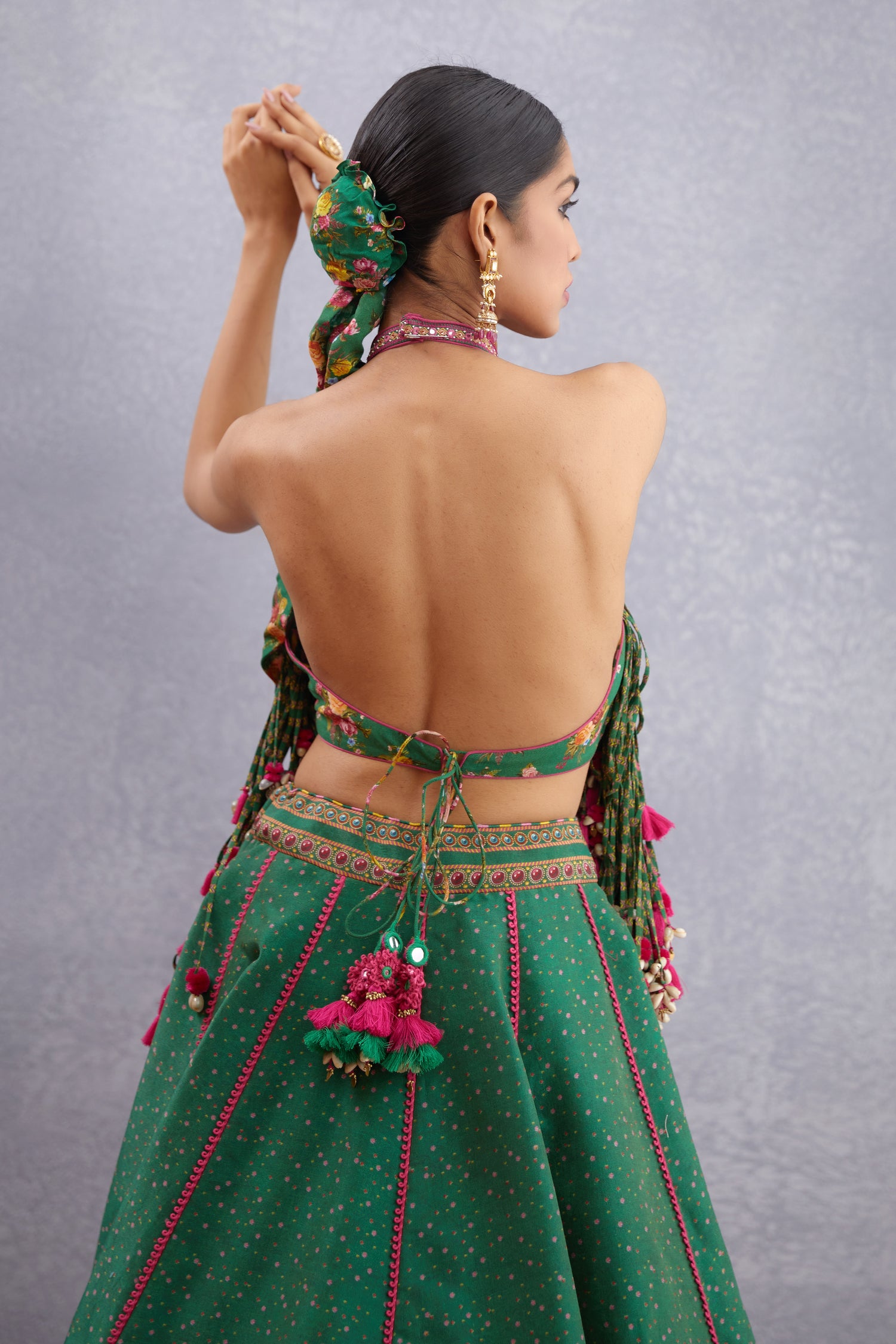 Panna Ashwamedha Latkan Blouse