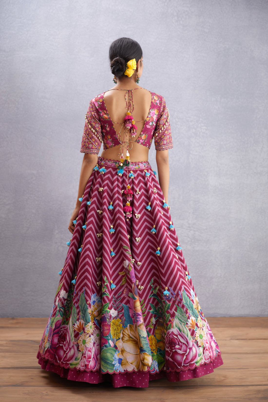 Manika Saadat Gul Lehenga Set