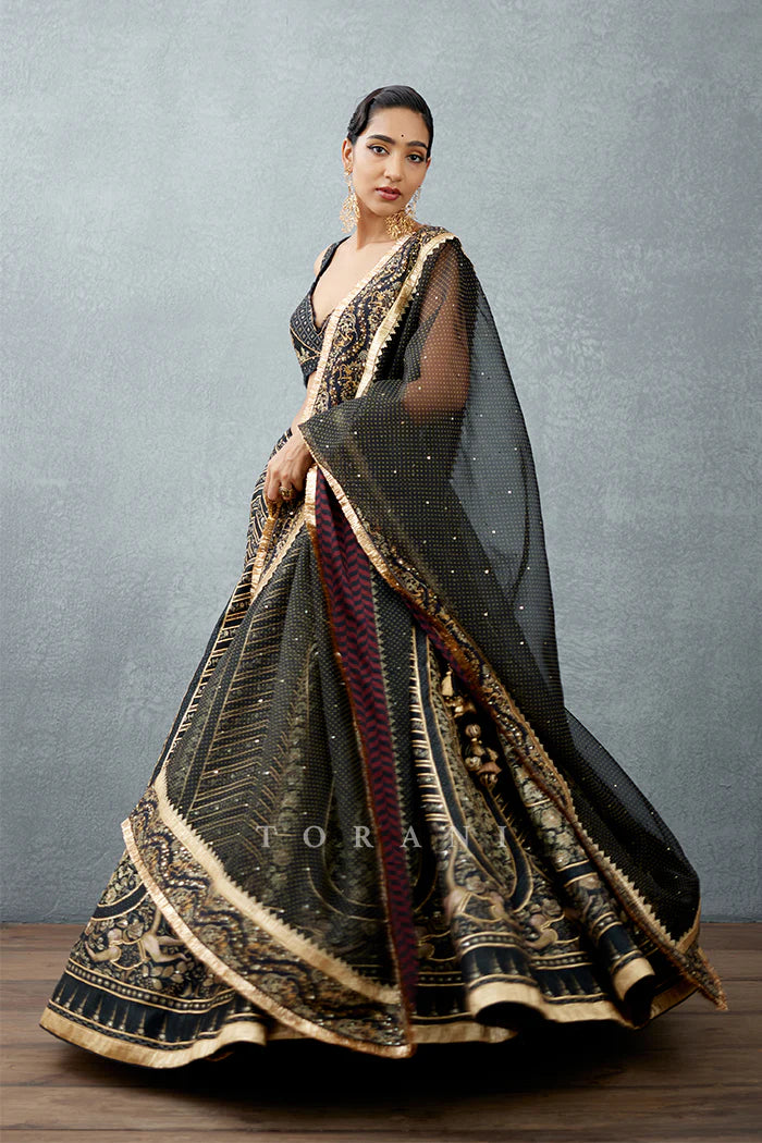 Sucheta in our Custom Gulghast Lehenga Set