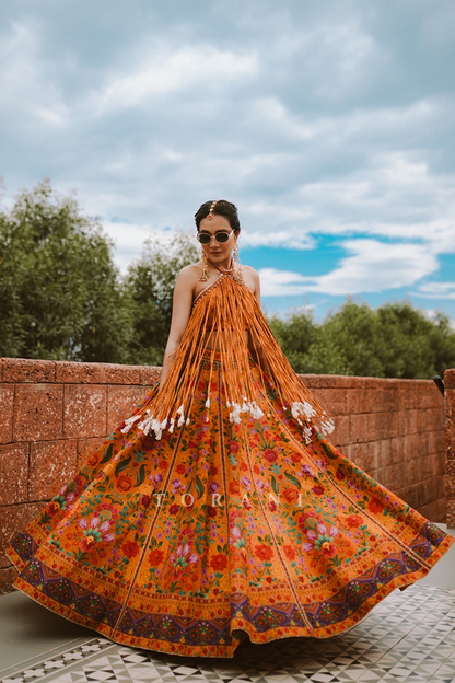 Isha gupta in Our Dil Seher Sejal Lehenga Set