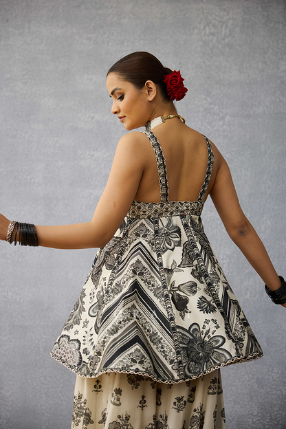 Kalamkari Charu Sharara Set