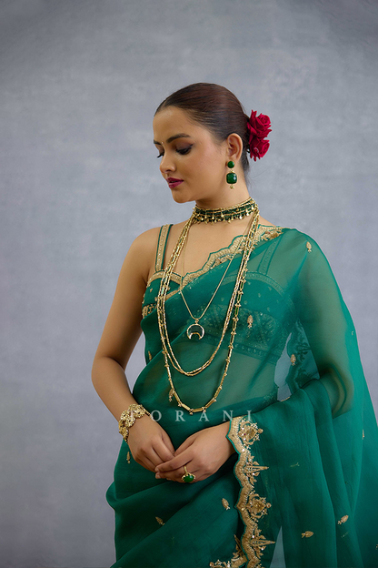 Akhzari Nayantara Saree