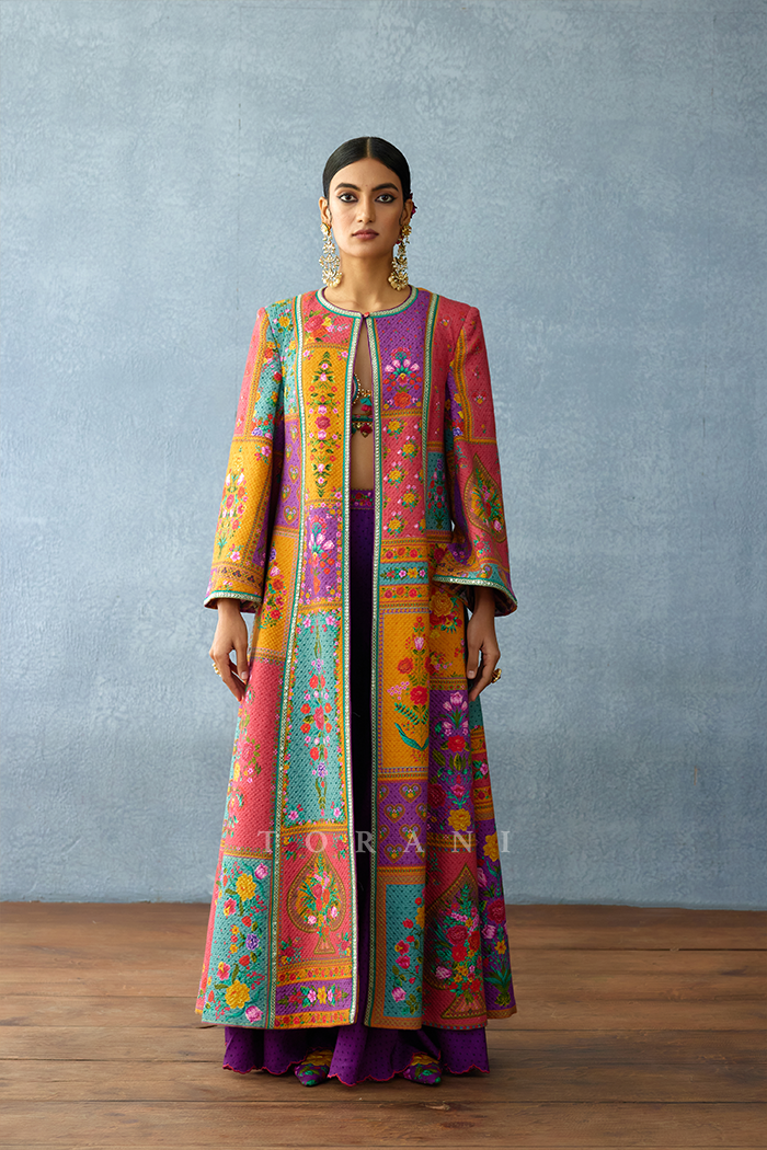 Dil Rang Akena Jacket Set
