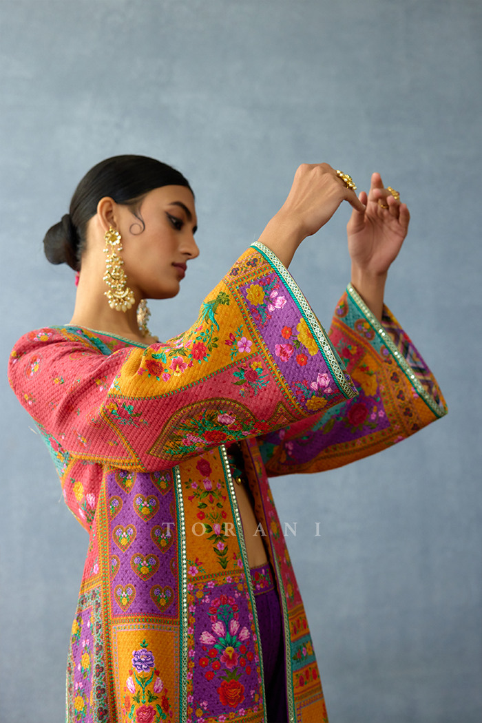 Dil Rang Akena Jacket Set