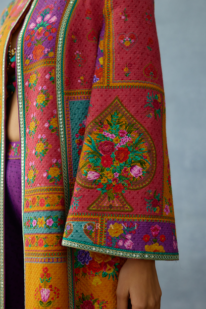 Dil Rang Akena Jacket Set