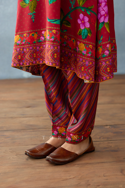 Dil Surkh Faiza Kurta Set