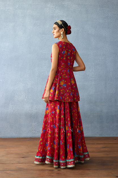 Dil Surkh Saafia Co-ord Set