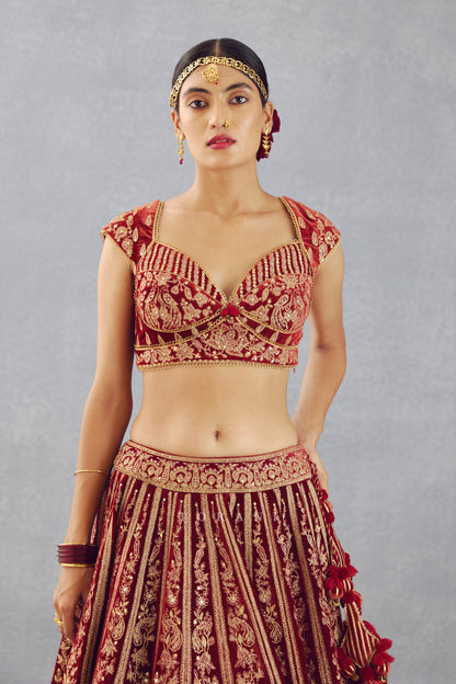 Sindoori Turvi Lehenga Set