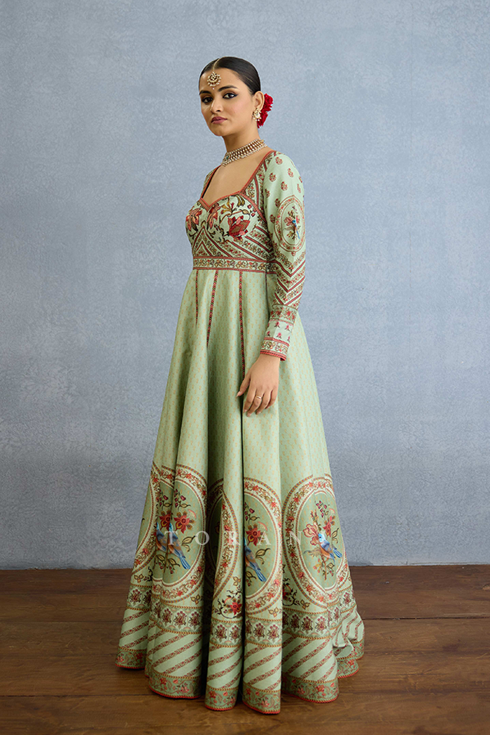 Champa Bhavika Anarakali Set