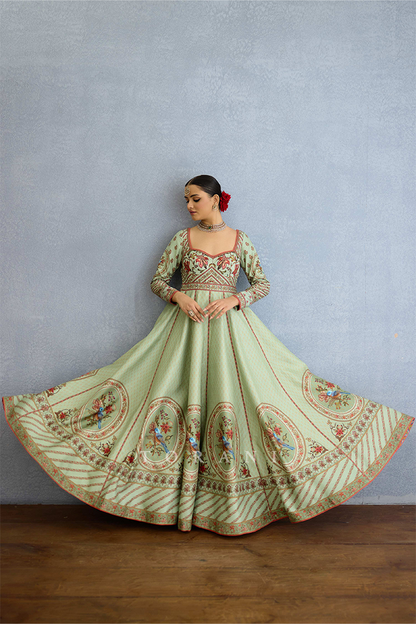 Champa Bhavika Anarakali Set