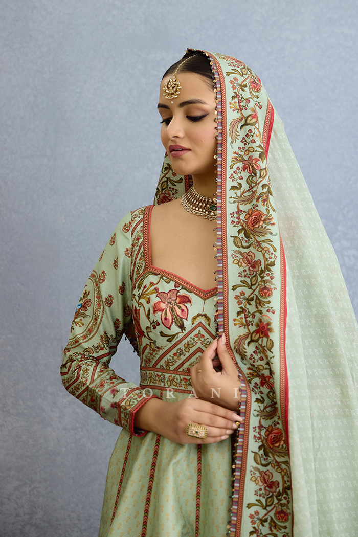 Champa Bhavika Anarakali Set