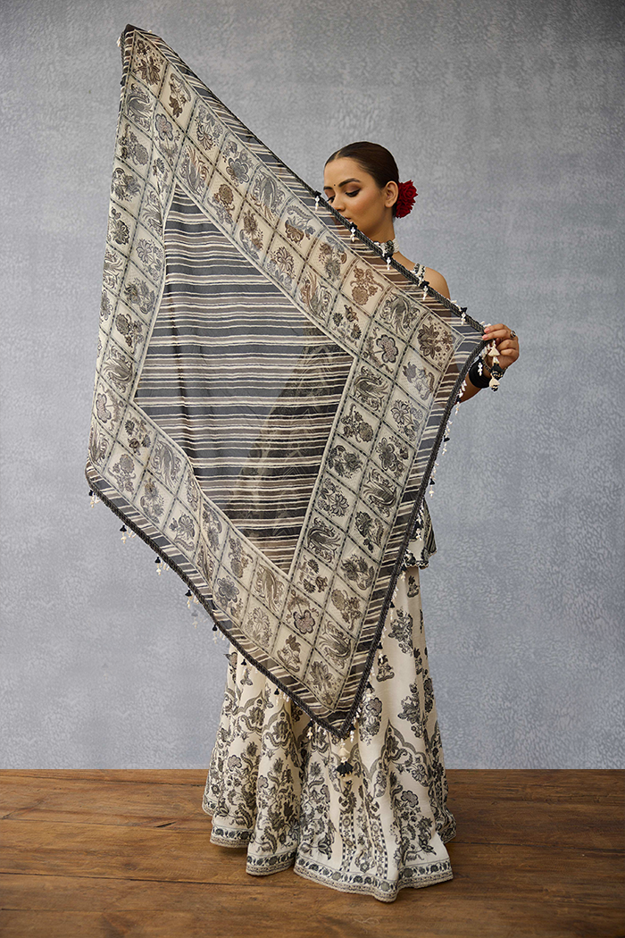 Kalamkari Charu Sharara Set