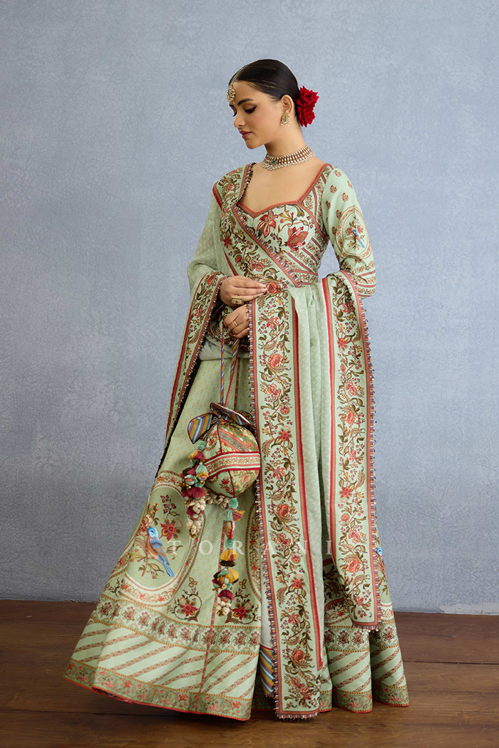 Champa Bhavika Anarakali Set