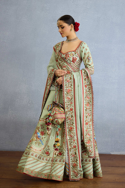 Champa Bhavika Anarakali Set