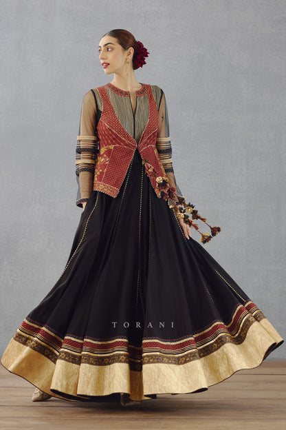 Gulghast Shirin Anarkali Set