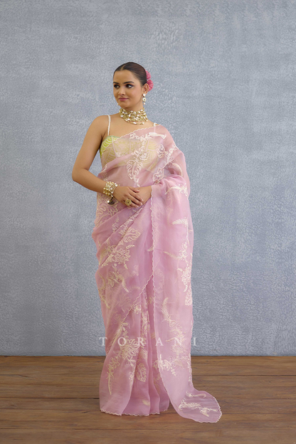 Bakaayan Pankhuri Saree