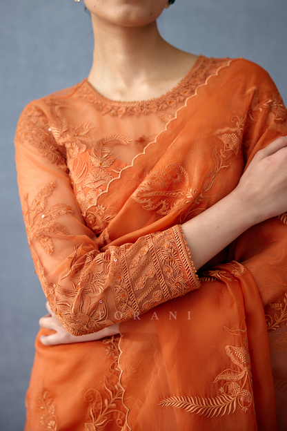 SALE - Kesari Pankhuri Saree