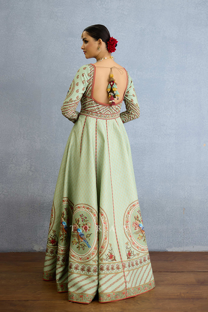 Champa Bhavika Anarakali Set