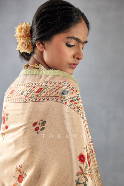 Badami Mridhini Saree