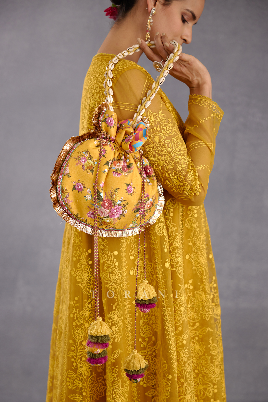 SALE - Sunehra Nilofer Potli