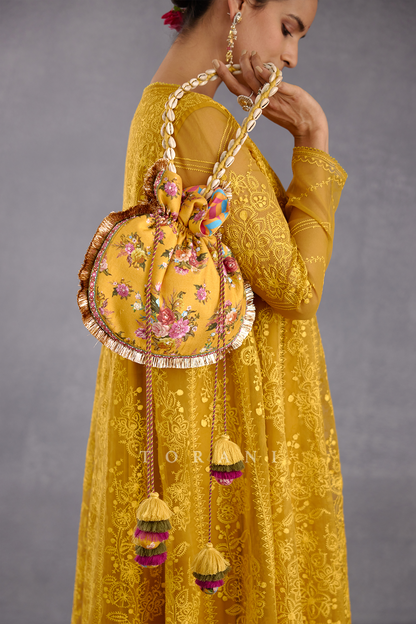 SALE - Sunehra Nilofer Potli