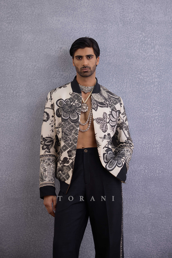 Kalamkari Darshit Bomber Jacket