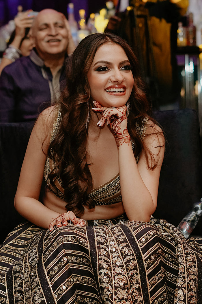 Sucheta in our Custom Gulghast Lehenga Set