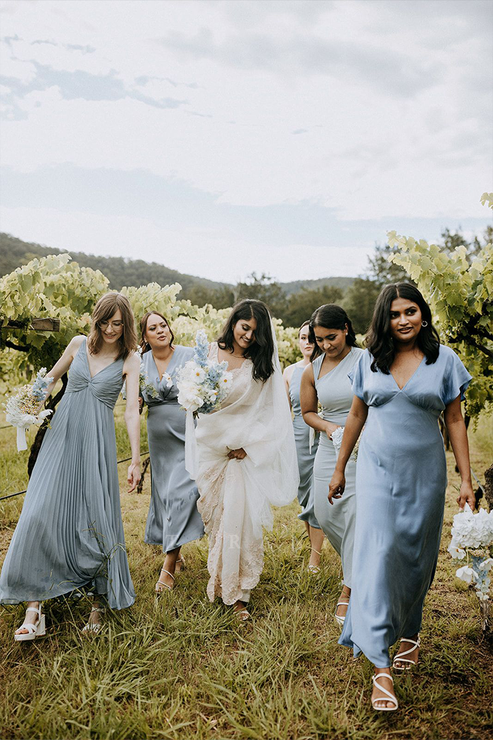 Mona Ponnada In Our Custom Swetah Ela Saree Set