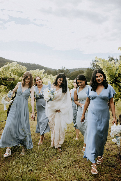 Mona Ponnada In Our Custom Swetah Ela Saree Set