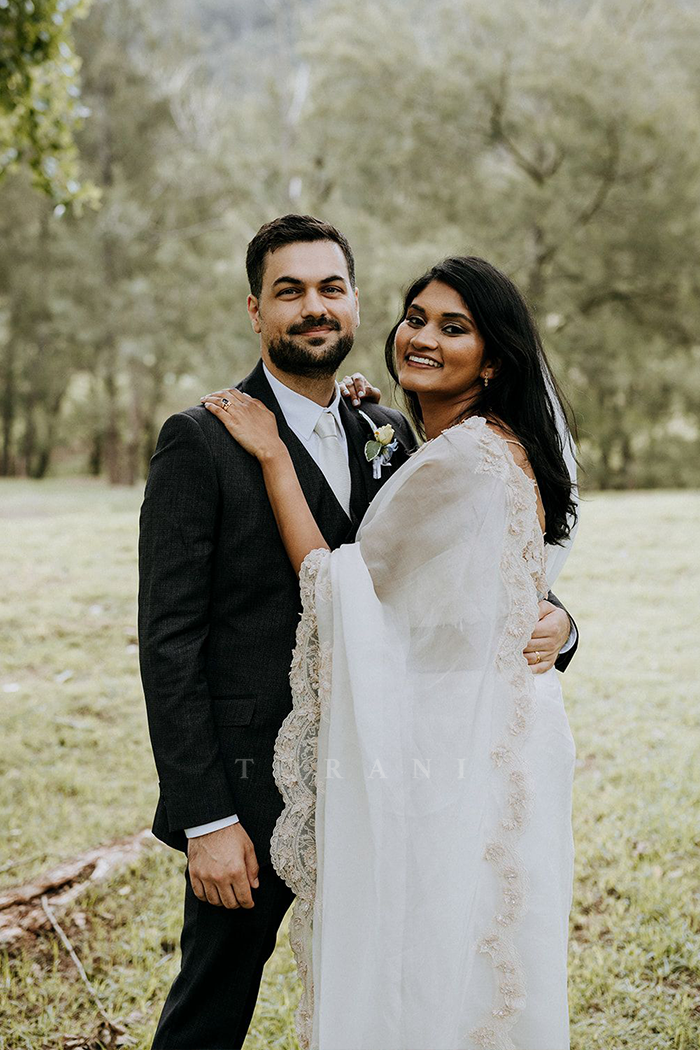 Mona Ponnada In Our Custom Swetah Ela Saree Set