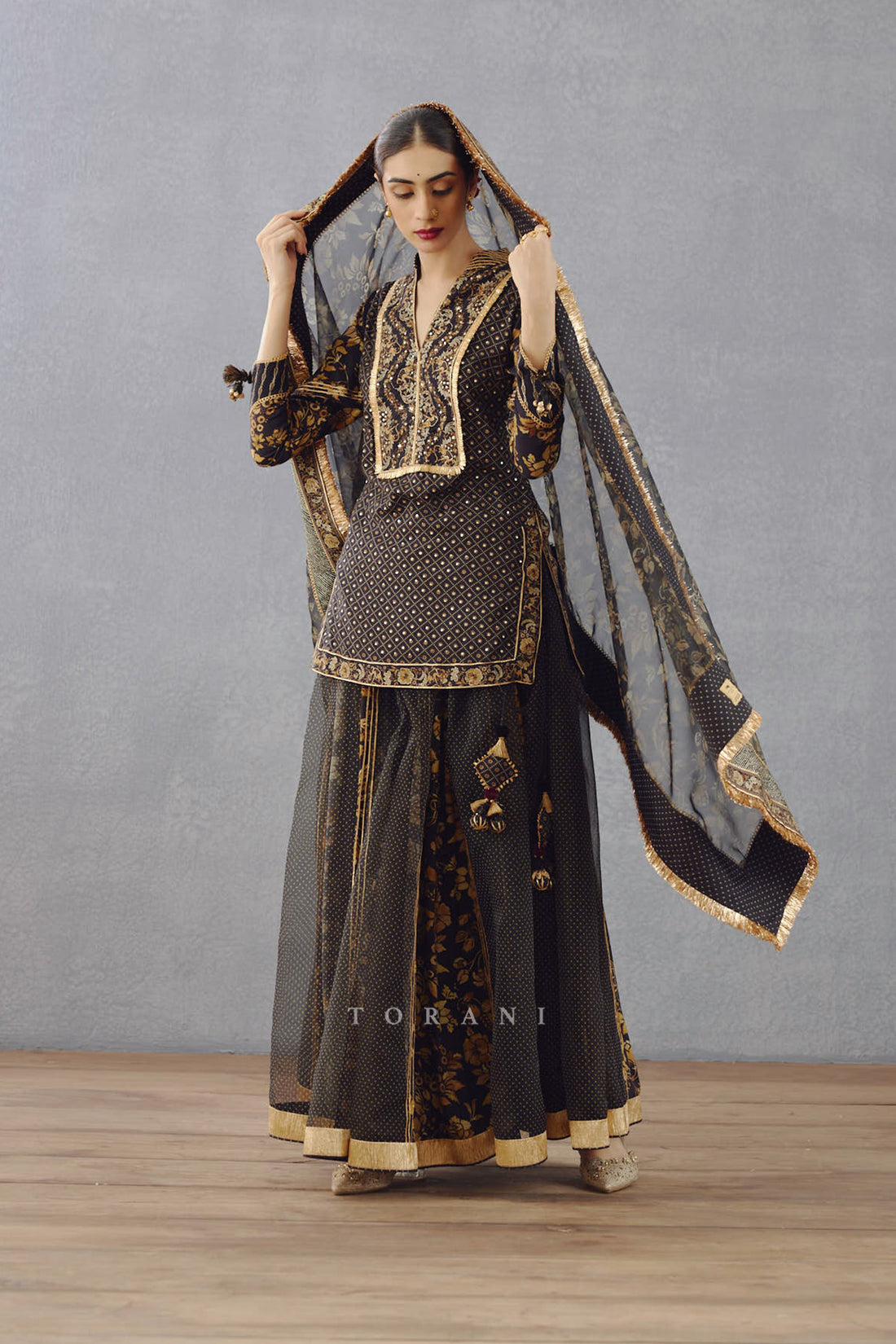 SALE - Gulghast Mehza Sharara Set