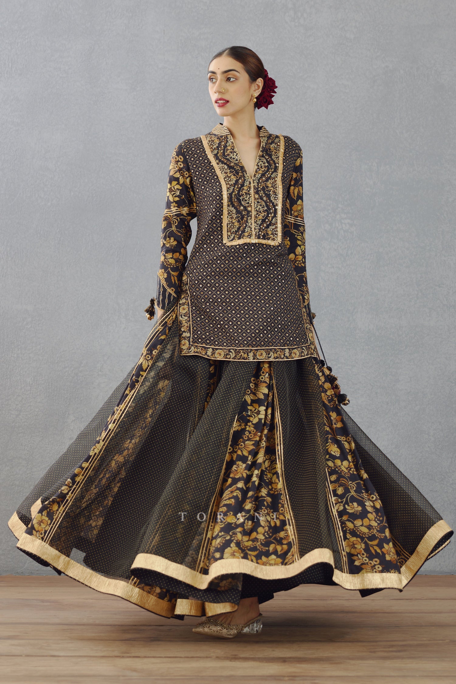 SALE - Gulghast Mehza Kurta Sharara