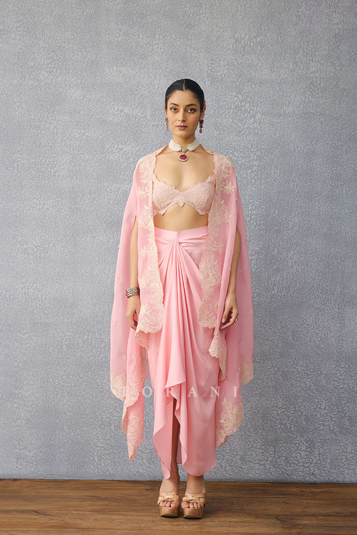 Gulaban Zuri Cape Set