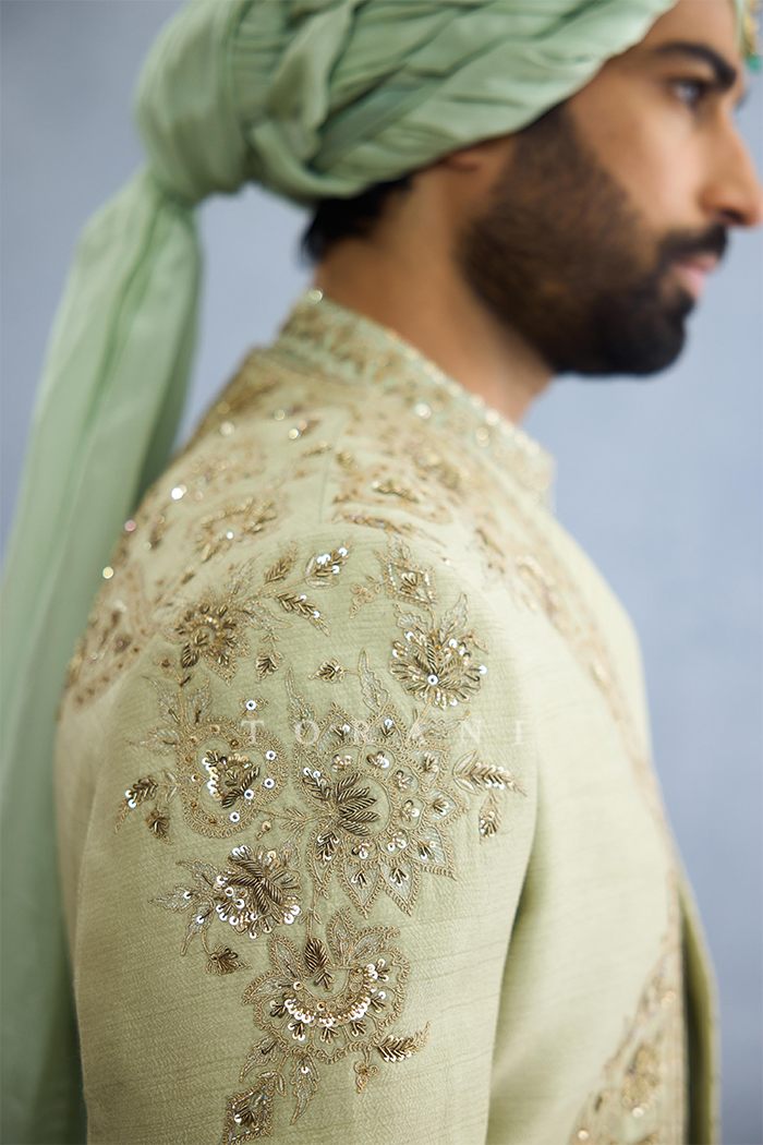 Pushta Azeem Jacket Set