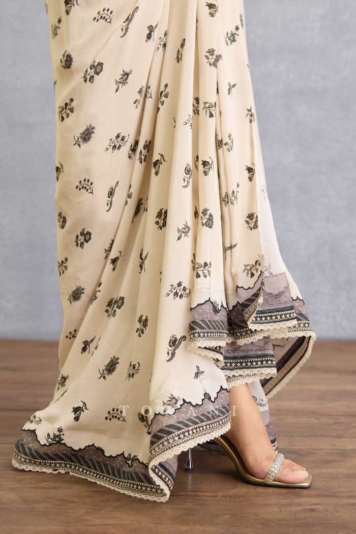 Kalamkari Zaira Cape Set
