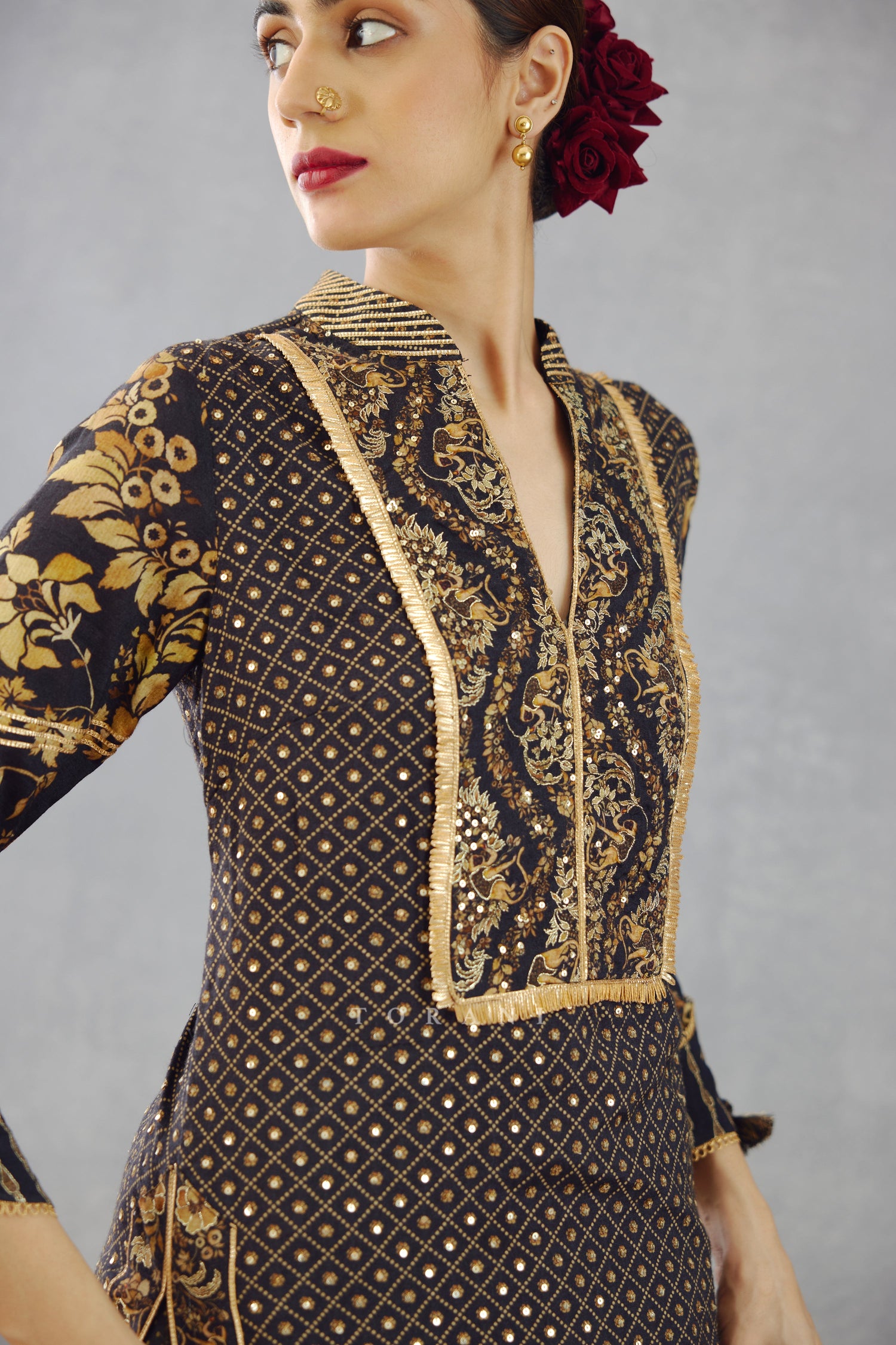 SALE - Gulghast Mehza Kurta Sharara