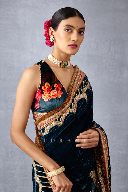 Shabnami Debi Makhmal Blouse