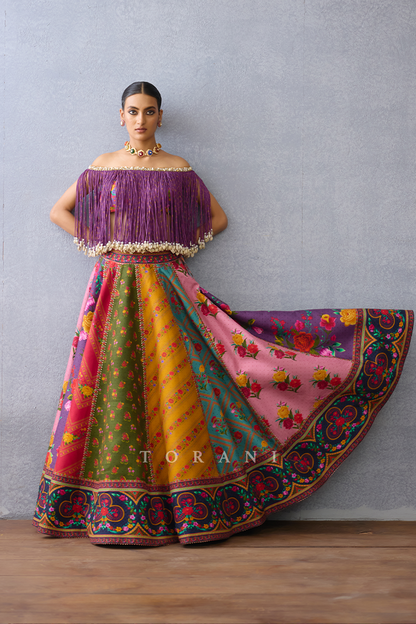 Dil Kusha Salma Lehenga Set