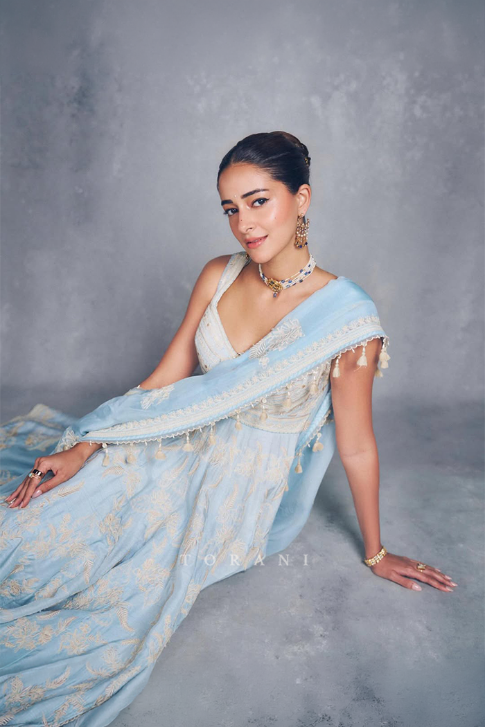 Ananya Panday in our Pushkar Aruna Anarkali Set