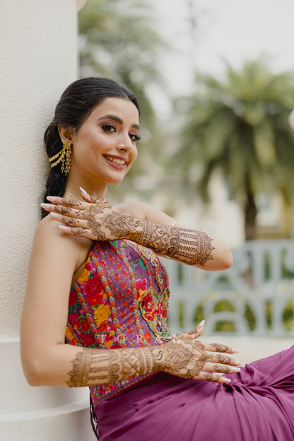 Sureena Sachdev in our Dil Kusha Ursa Corset Set