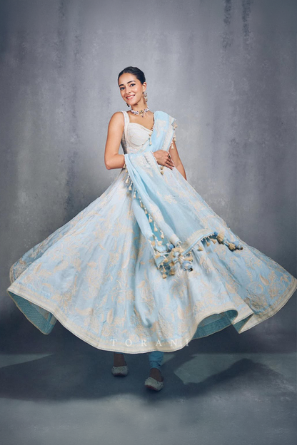Ananya Panday in our Pushkar Aruna Anarkali Set