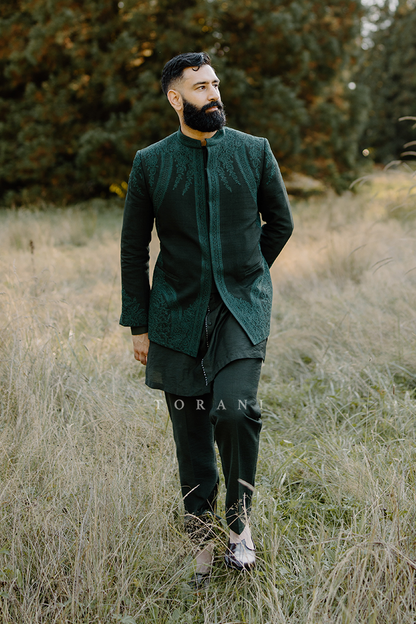 Navjot Virk in our Custom Siyahi Imam Bandi Set