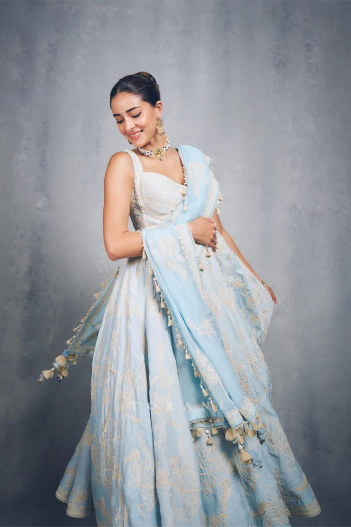 Ananya Panday in our Pushkar Aruna Anarkali Set